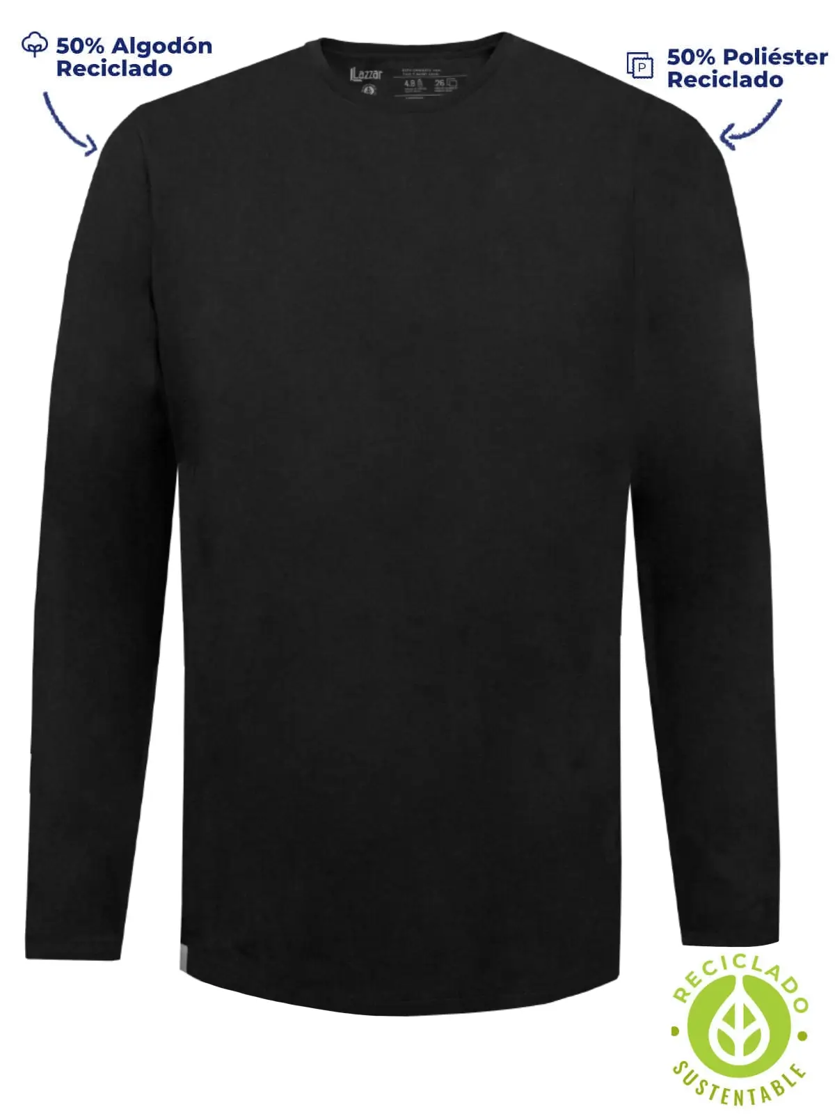 Playera manga larga ecologica