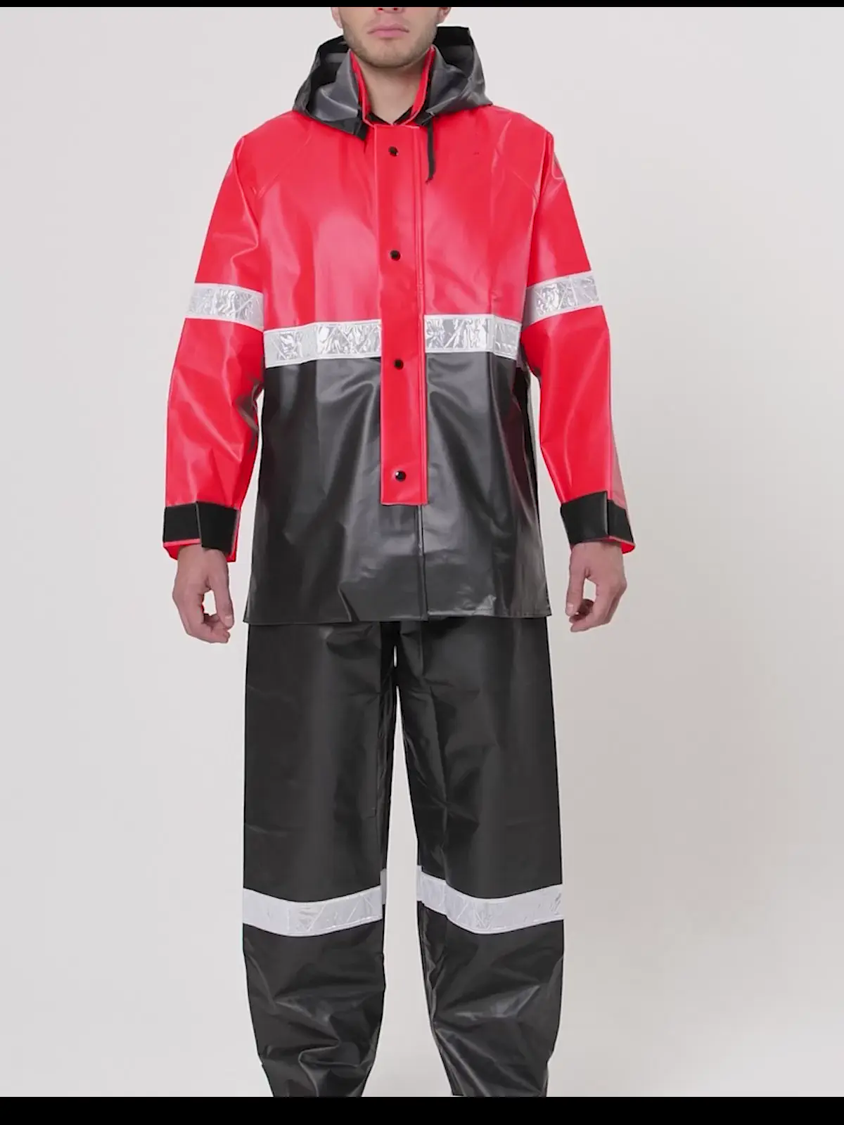 Motorcyclist Reflective Raincoat 