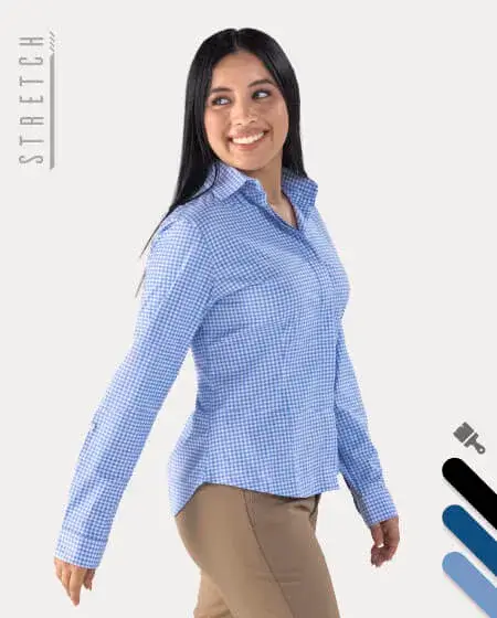 Blusas Stretch Cuadros