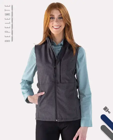 Water-Repellent Work Vest for Woman