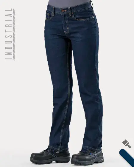 Industrial denim jeans (14 oz) for women